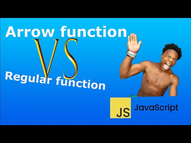 Arrow function and regular function in javascript less than 3 seconds