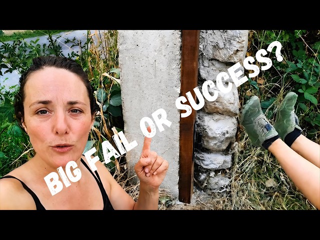 DIY CHEAP GATE, HARVESTS AND A FALL...