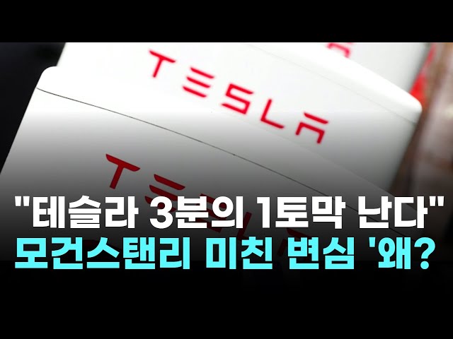 "Tesla will be broken into three pieces"... Morgan Stanley's crazy change of heart 'Why?