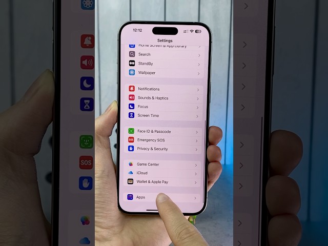 Auto update APPS on iPhone