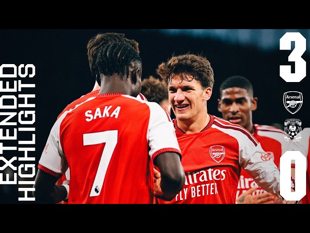A PERFECT START | EXTENDED HIGHLIGHTS | Arsenal 3-0 Coventry | Havertz, Saka, Odegaard | EPL