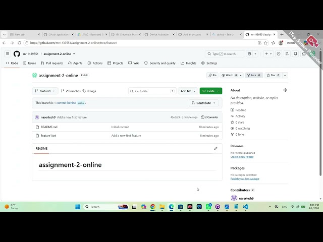 Git & GitHub Assignment Tutorial | HTML, CSS & JavaScript Project | Beginner Guide 2026