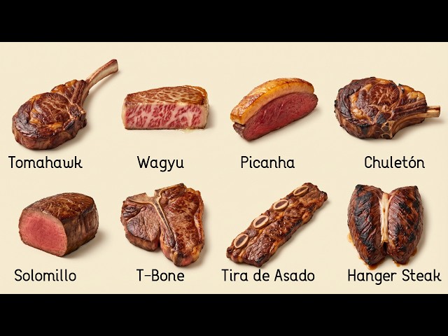 Todos los cortes de carne explicados