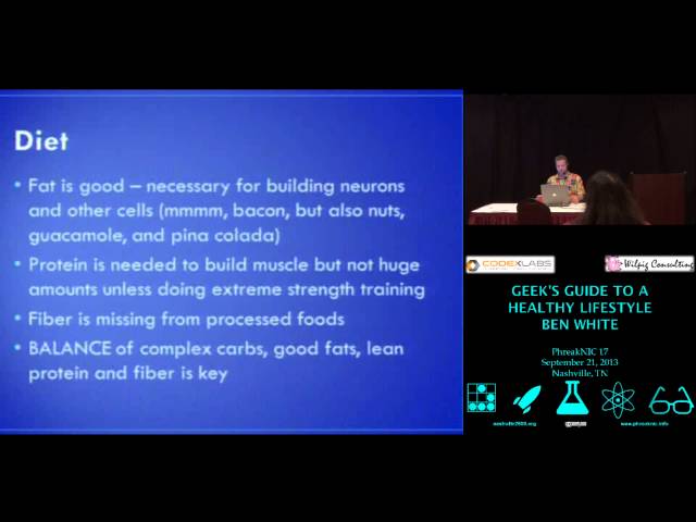PhreakNIC 17 - Ben White - Geek's Guide to a Healthy Lifestyle