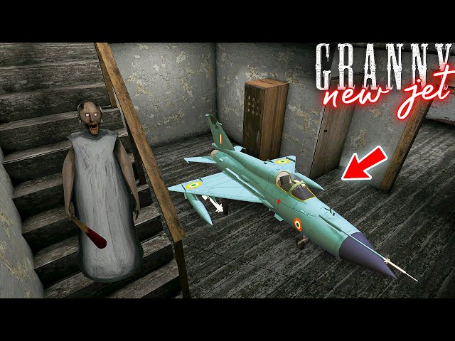 GRANNY JET ESCAPE | GRANNY REVIVAL grandpa granny video game definition hindi granny funny video