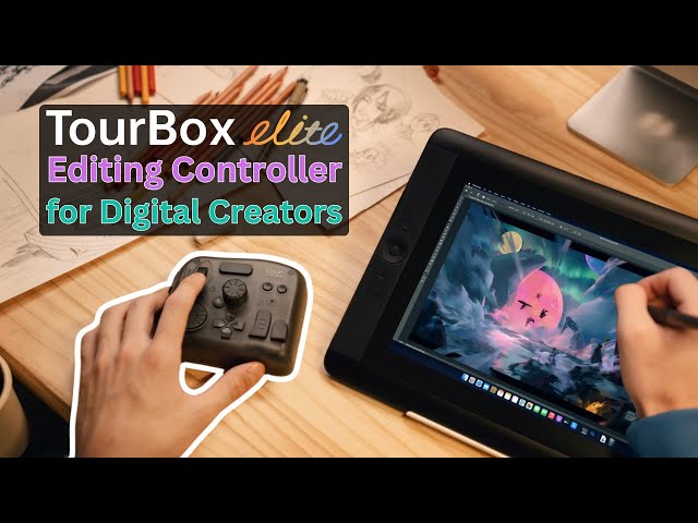 Editing Controller for Digital Creators - TourBox Elite