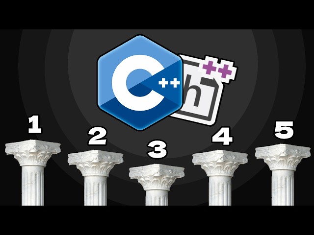 The 5 pillars of designing a good C++ library