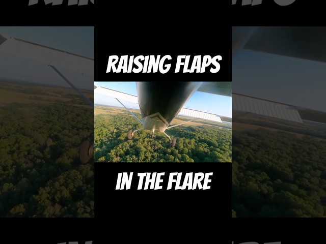Raising Flaps BEFORE Landing