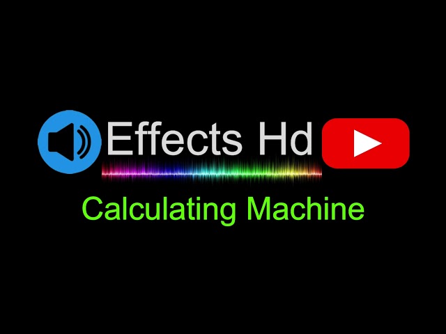 Calculating Machine - sound effects for edits #soundeffects #soundeffect