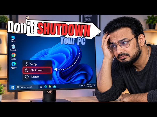 Don’t Shut Down Your PC Until You Watch This!😱