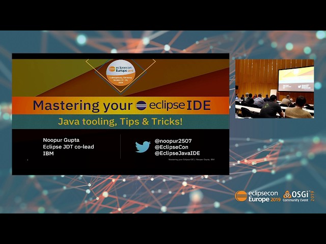 Mastering your Eclipse IDE - Java tooling, Tips & Tricks!