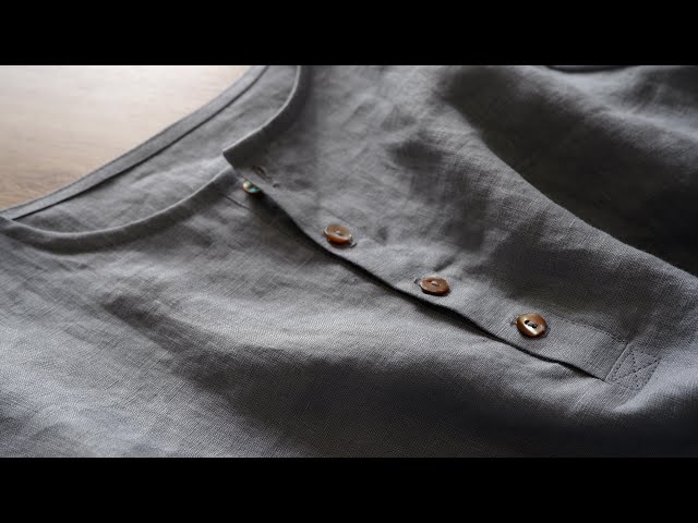 placket on men's shirt sewing tutorial | how to sew placket shirt