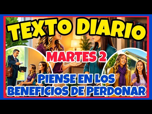 🟢𝐓𝐄𝐗𝐓𝐎 𝐃𝐈𝐀𝐑𝐈𝐎 𝐃𝐄 𝐇𝐎𝐘 𝐉𝐖 ✅️ PIENSE EN LOS BENEFICIOS DE PERDONAR - Martes 2 de junio de 2026