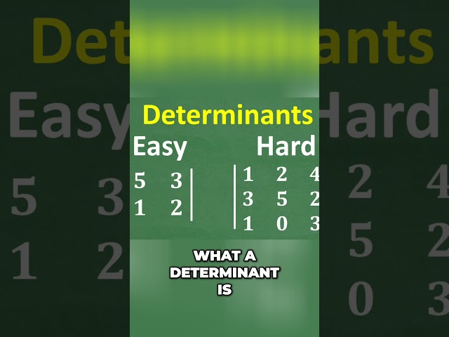 Unlock Algebra Secrets 2x2 vs 3x3 Determinants Explained! #math #maths #algebra #education