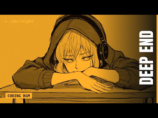 Coding Music - DEEP END | 1 Hour 35 Min Dark Cyberpunk Ambient for Deep Focus
