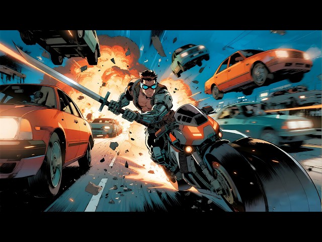 Epic action animation: Father butchered, elite soldier rebuilt as cyber war god for revenge!