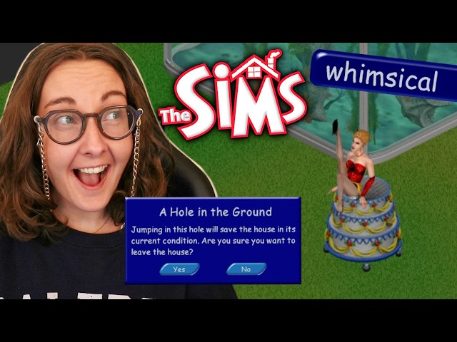 I need more whimsy in my life so I'm playing the ✨original Sims✨