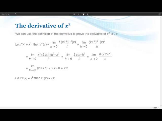 Math151 ComputingDerivativesPartOneVideo