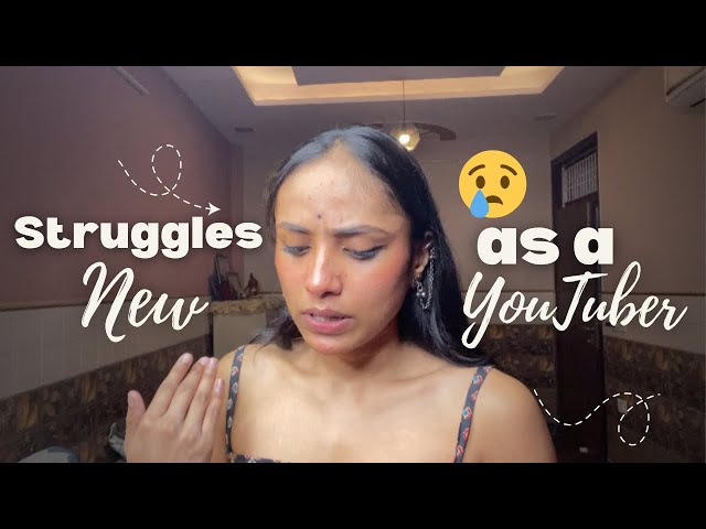“My Struggles as a Small Creator”🥲 #tanuuu #Relatable #CreatorsLife #YouTubeReality #youtube 