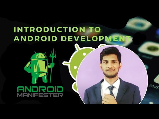 Introduction to Android app development by AndroidManifester Mr. K P Ranjith in Tamil.