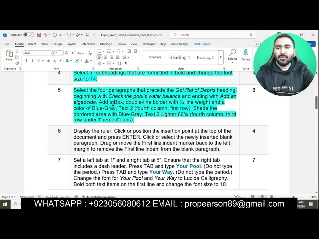 Exp22_Word_Ch02_Cumulative_Pool | Word Ch02 Cumulative Pool