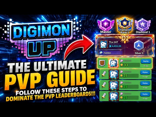 Digimon Up - BEST PvP Guide – Climb the Rankings FAST!