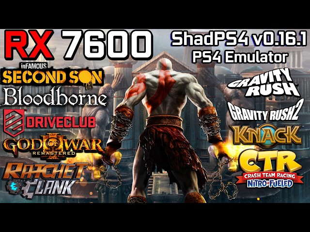 ShadPS4 on RX 7600 - Test in 11 Games (PS4 Emulator)