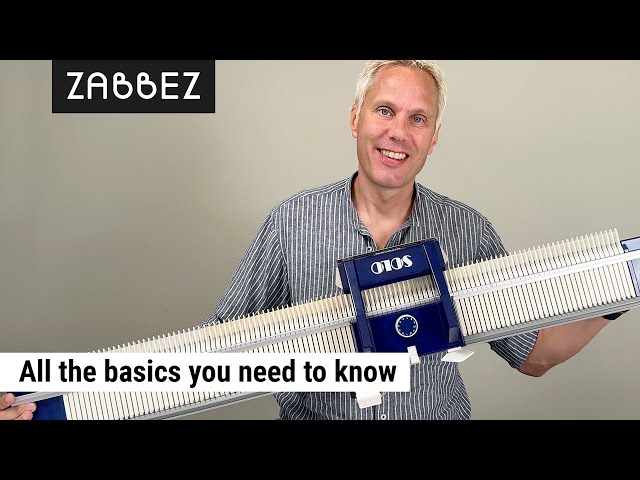 How to knit on a hand knitting machine | Singer Solo