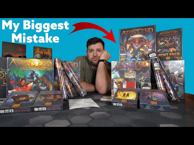The Board Gamer Trap  // My Biggest Mistake // Aeon's End Board Game