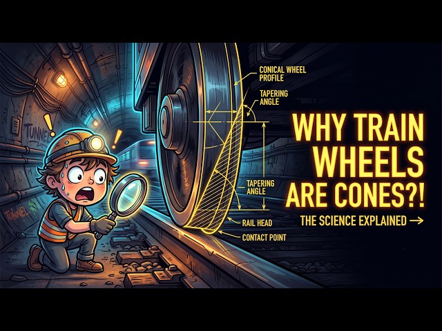 How Trains Actually Turn Without a Steering Wheel (And Other Genius Physics)