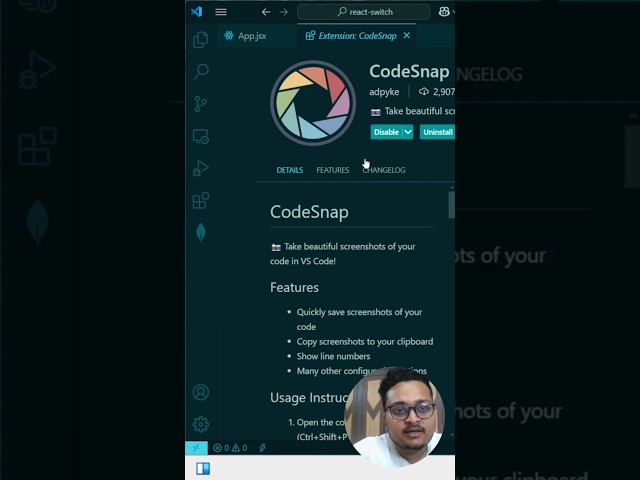 How to Take Screenshot of Code in VS Code | Best CodeSnap Extension Tutorial