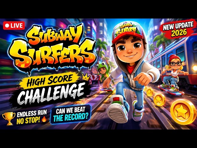 🔴 LIVE Subway Surfers 🏆 | World Record Score Challenge 🚀 | Don't Miss This!