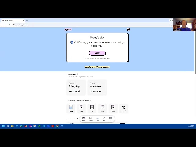 Steps to... Solving the 20260528 Minute Cryptic