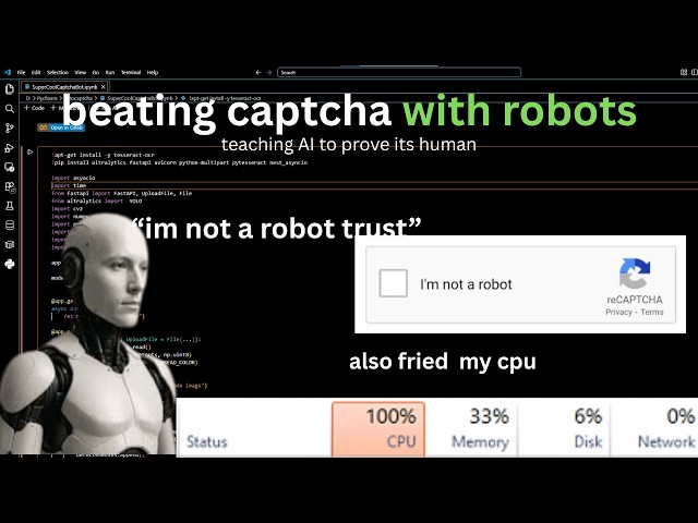 I Built an AI to Bypass CAPTCHAs (And Fried My CPU)