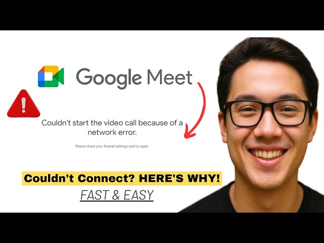How To Fix Google Meet Couldn't Connect (Easy & Quick!)