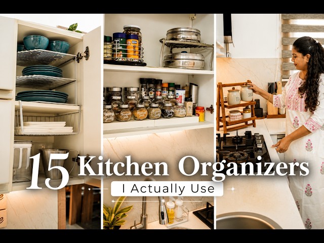 15 Kitchen Organizers I Actually Use | Tried & Tested + No-Regret Buys | Kitchen Organization Ideas