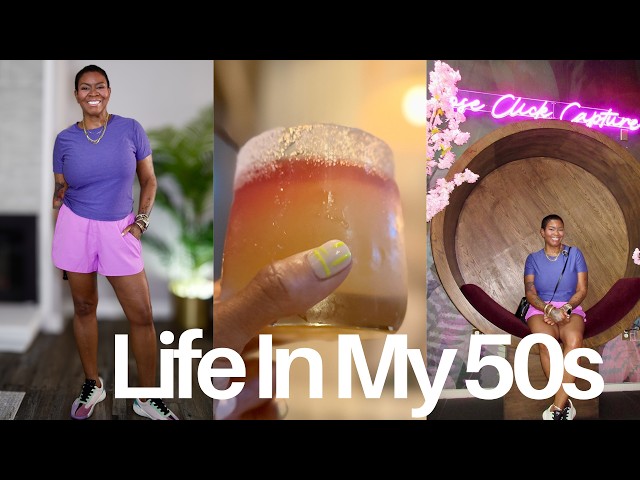 Dallas Vlog: GRWM Step-by-Step Makeup Look + Morning Reset + Girls Day Happy Hour @ Velour | Over 50