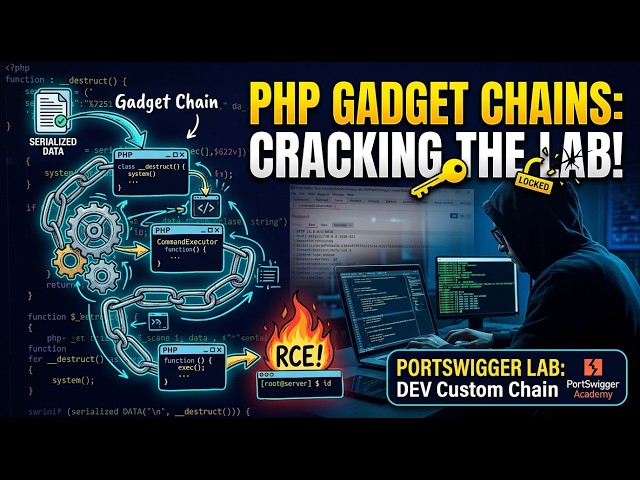 Web security Academy | Building a custom gadget chain with php ( in arabic)
