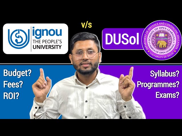 DUSOL vs IGNOU | Is Open College Right? | Complete Comparison 2026 | IGNOU Admission 2026