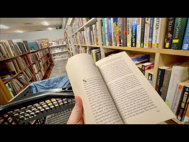 Thrift Store Browsing ASMR | Books, Bags & Clothes
