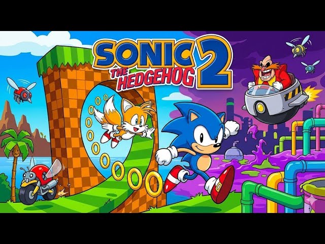 ZERANDO COM TODAS AS ESMERALDAS (Sonic 2)