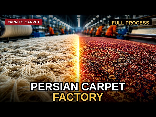 Inside the World of Authentic Persian Rugs: The Master Craft Process 🇮🇷✨
