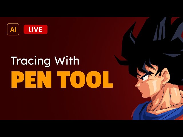 LIVE: Master Tracing with the Pen Tool in Adobe Illustrator ✍️