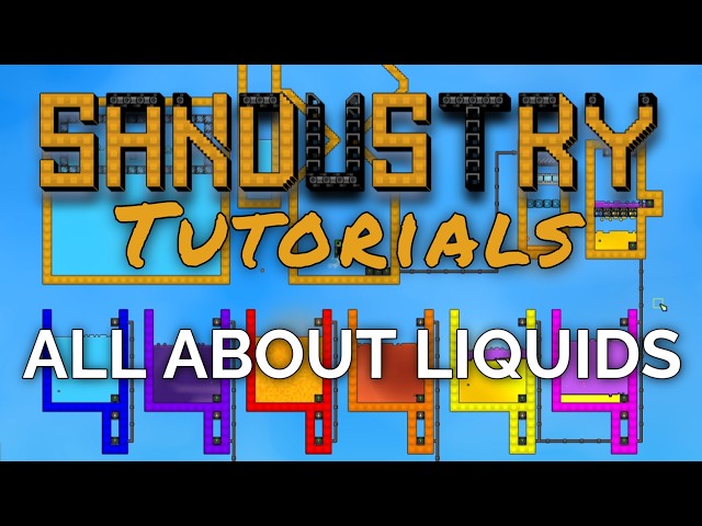 Trim's Sandustry Tutorials - All About Liquids - Pipes, Pumps, and Vents and Creating Water