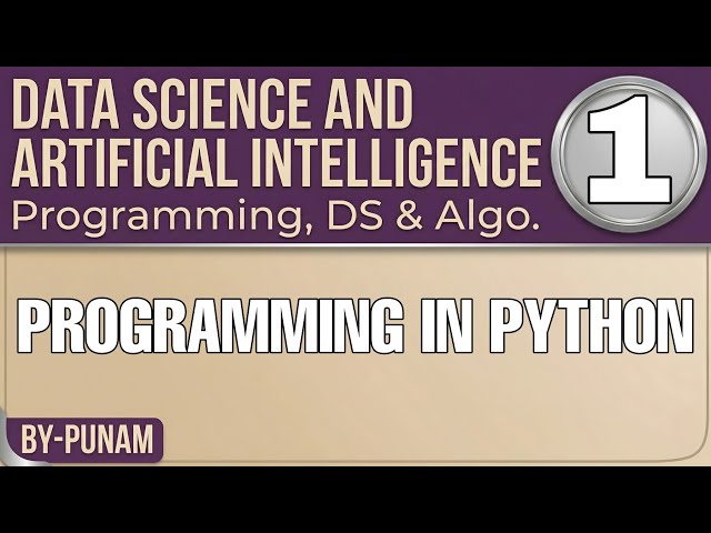 Programming in Python |ONE SHOT VIDEO |Detailed |All Competitive exams |Statistics by Punam |