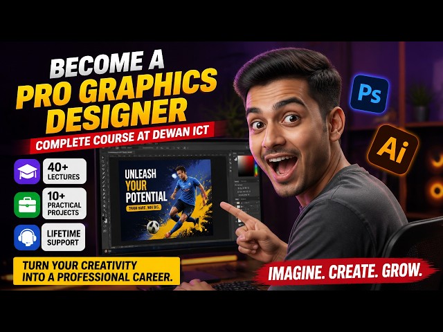 Become a Pro Graphics Designer: Complete Course at Dewan ICT