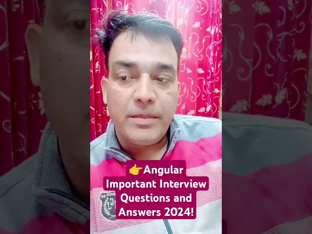 👉Angular Important Interview Questions and Answers 2024!
