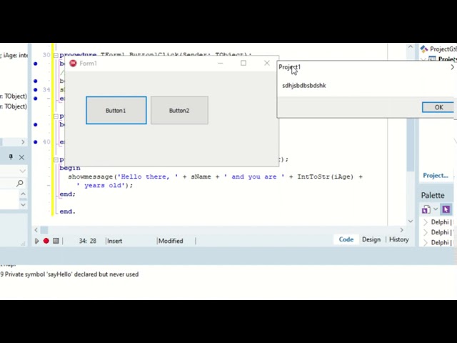 Procedures and Functions - Delphi Tutorial (part 42/43) [Remake]