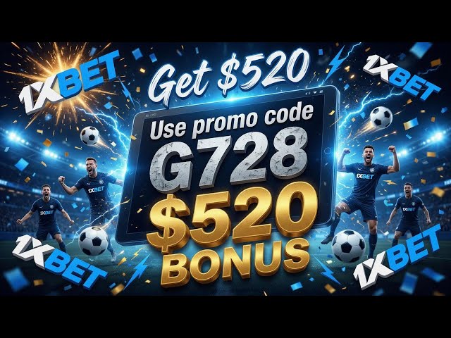 1XBET PROMO CODE / FREE BOOST 1XBET FOR REGISTRATION / PROMO CODE FREE - G728
