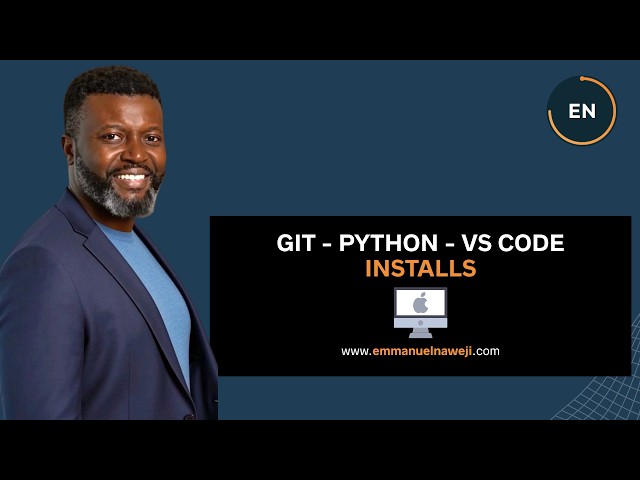 How To Install Git, Python and Visual Studio Code on Mac Computers